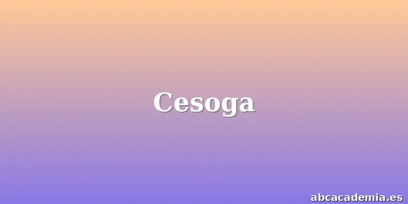 Cesoga