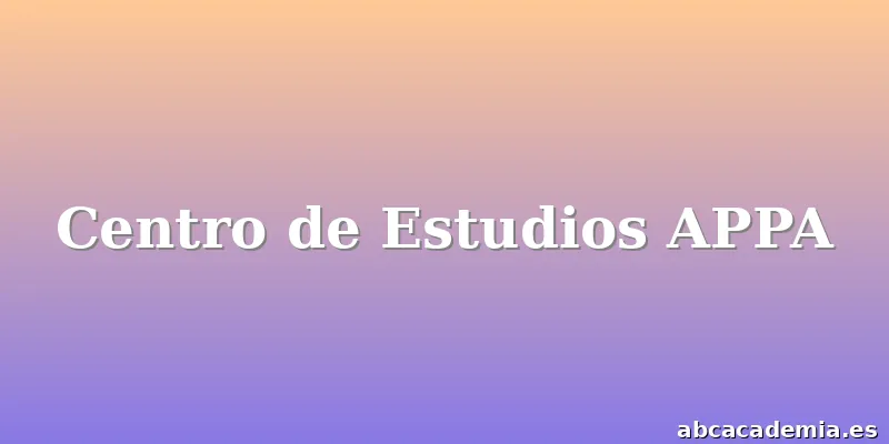 Centro de Estudios APPA