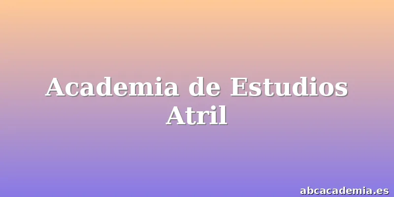 Academia de Estudios Atril