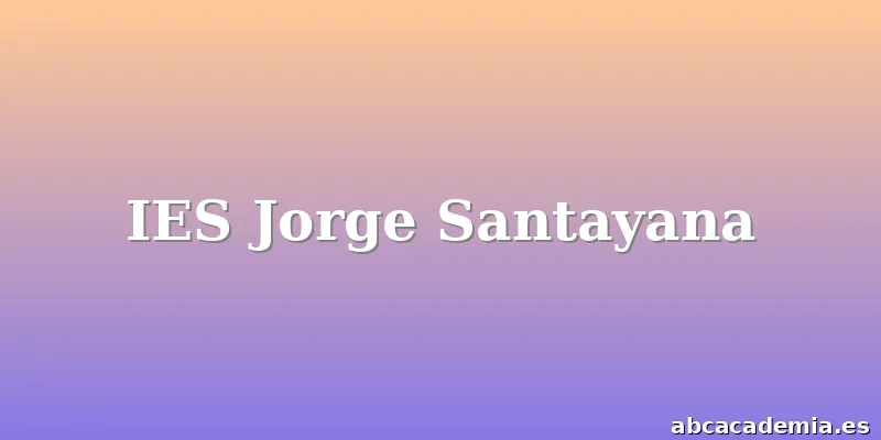 IES Jorge Santayana