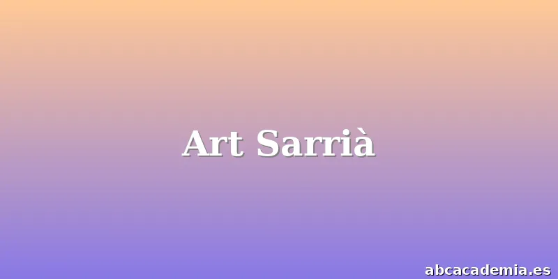 Art Sarrià