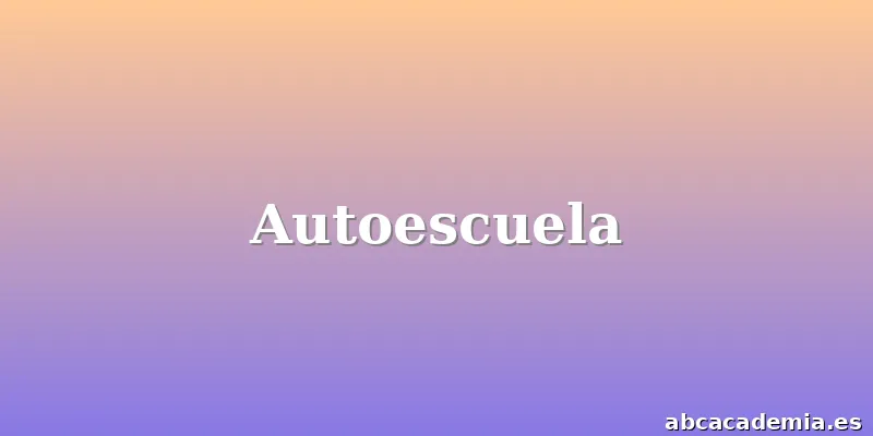 Autoescuela