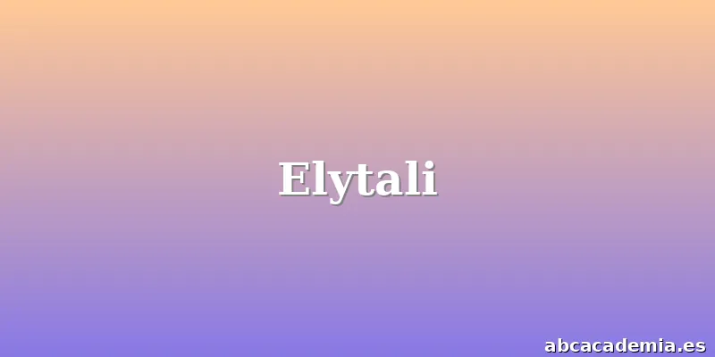 Elytali