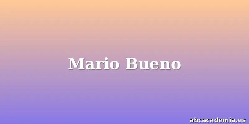 Mario Bueno