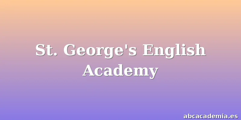 St. George's English Academy