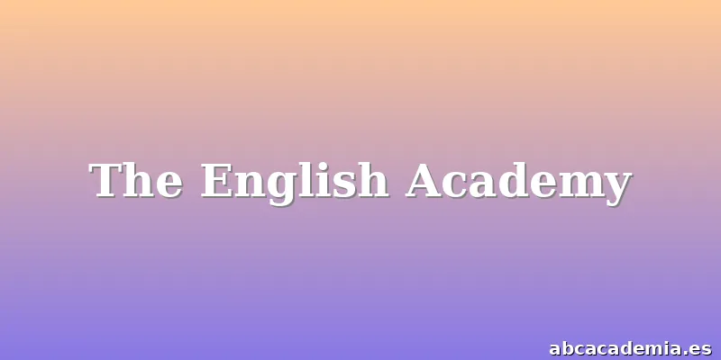 The English Academy