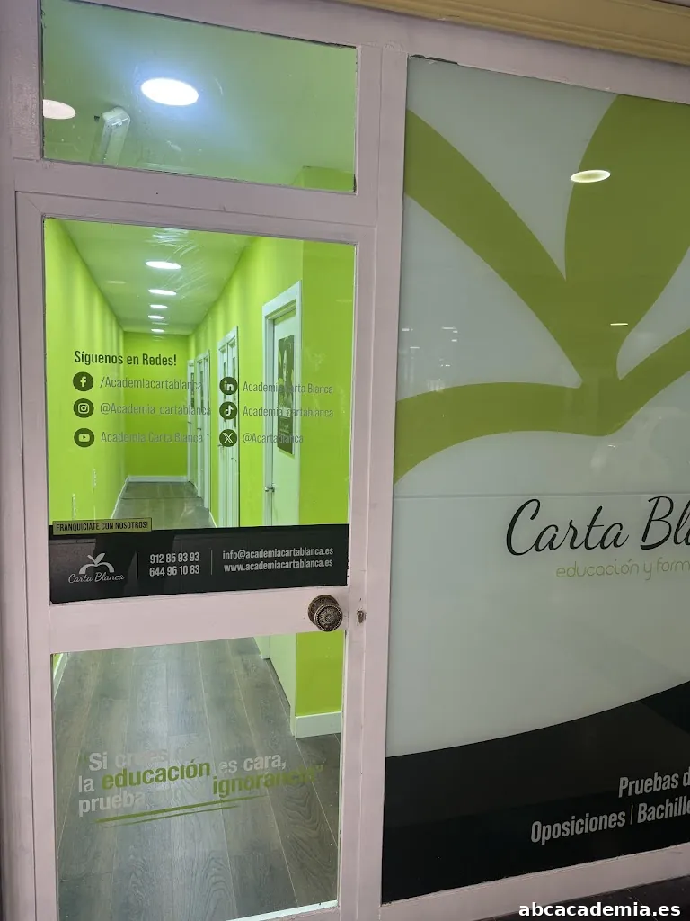 Academia En Alcalá De Henares: Academia Carta Blanca