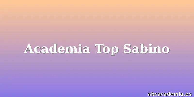 Academia Top Sabino