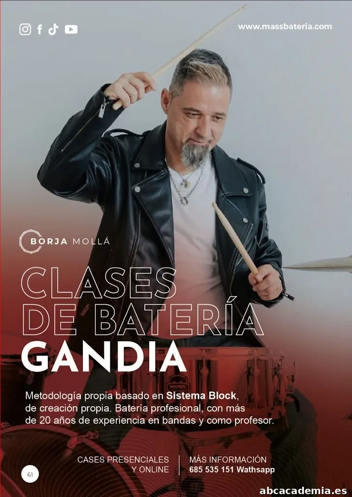 Clases de Bateria Gandia