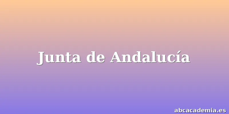 Junta de Andalucía