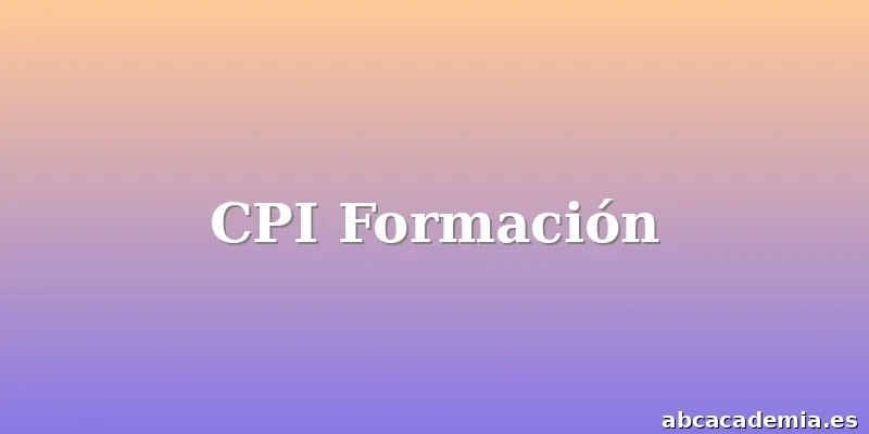 CPI Formación