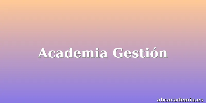 Academia Gestión