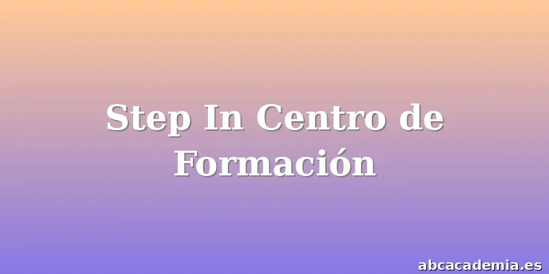 Step In Centro de Formación