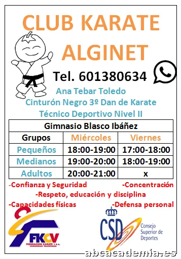 CLUB KARATE ALGINET
