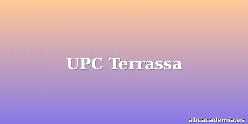 UPC Terrassa