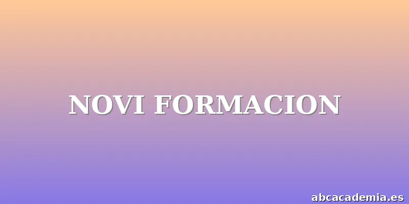 NOVI FORMACION