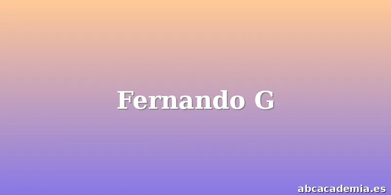 Fernando G