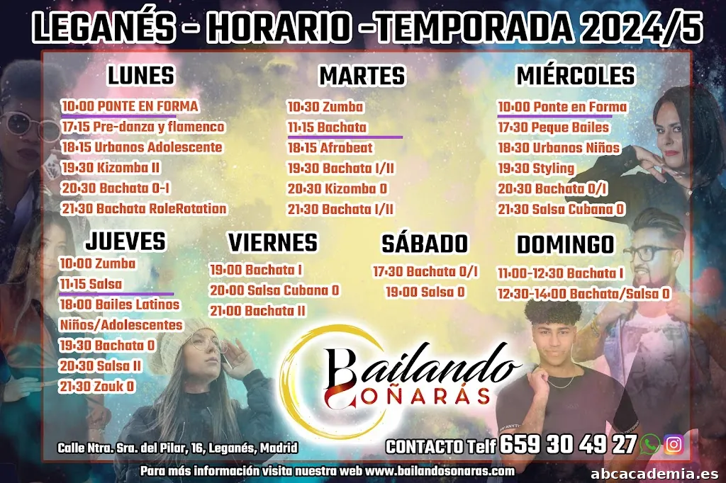 Bailando Soñarás-Escuela de baile en Leganes