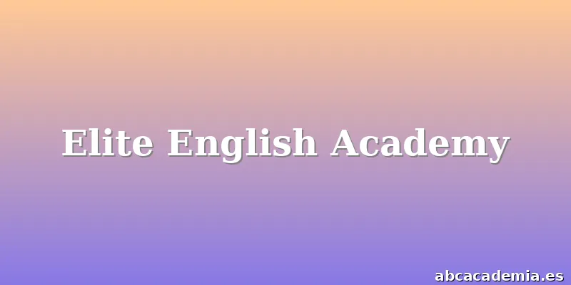 Elite English Academy