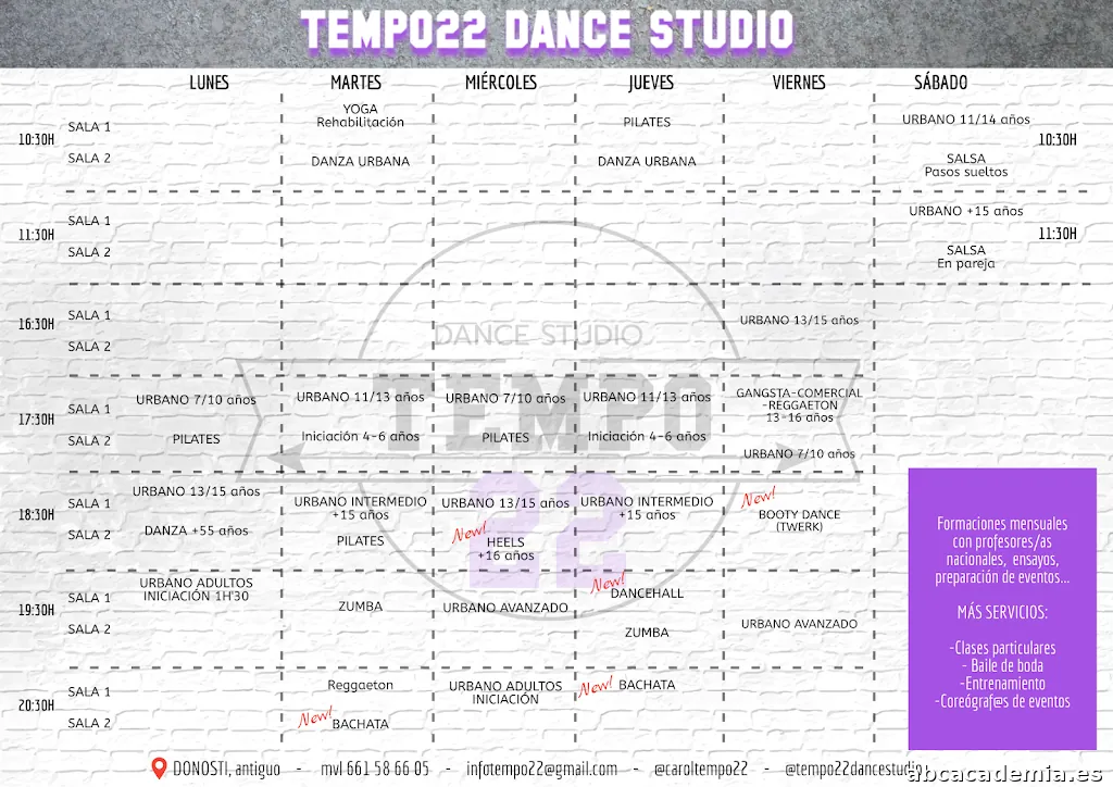 Escuela de danza TEMPO 22 dance&fitness