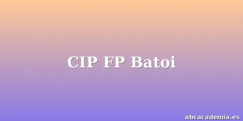 CIP FP Batoi