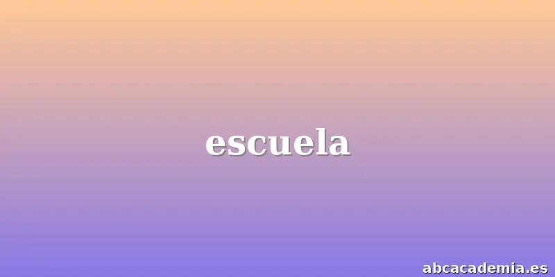 escuela