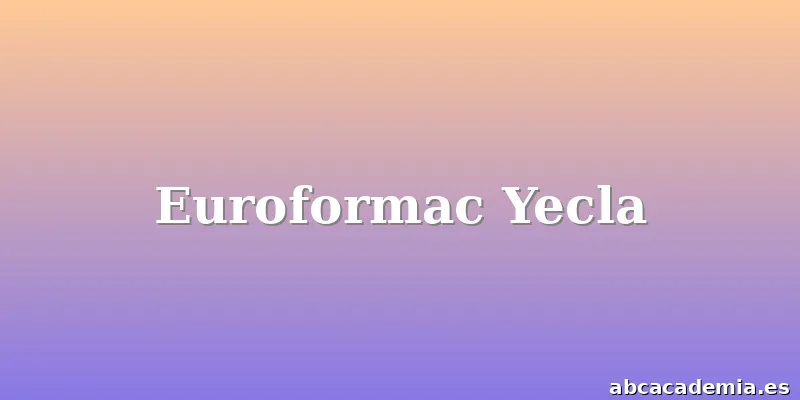 Euroformac Yecla