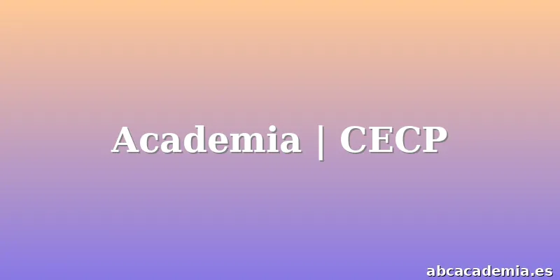 Academia | CECP